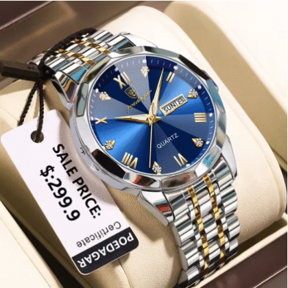 POEDAGAR Waterproof Stainless Steel Men Watches